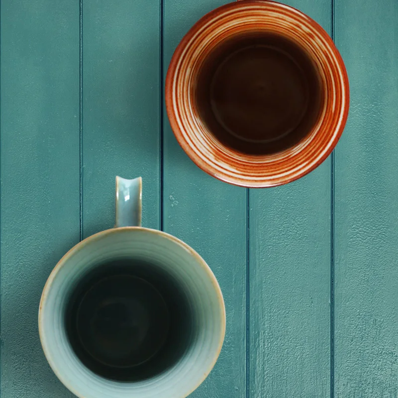 Керамические кружки ручной работы Креативные ретро подарки Кофе Молоко