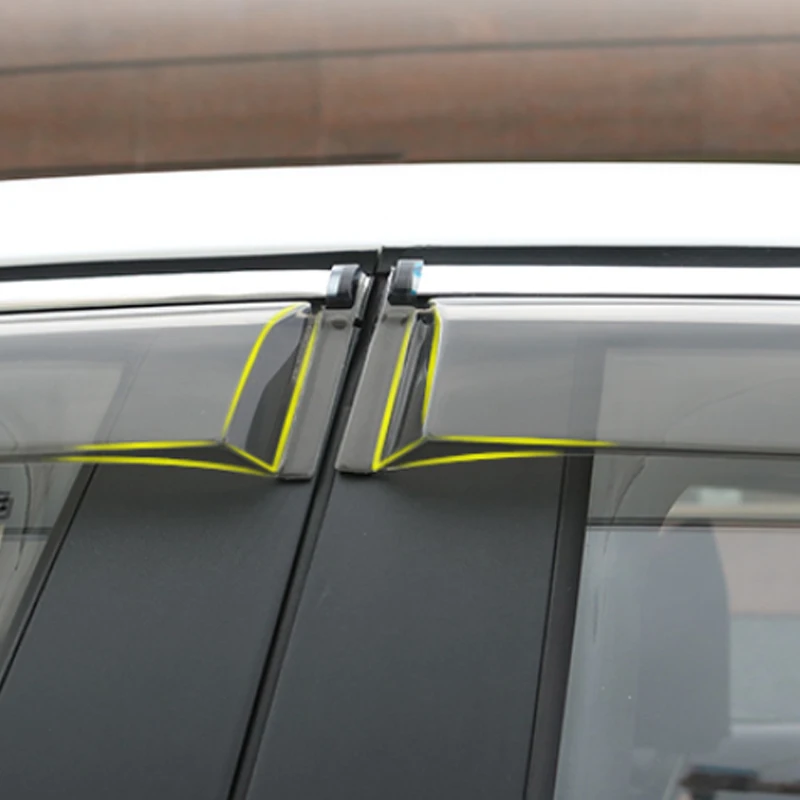 Автомобильный Стайлинг внешние навесы оконный козырек от солнца защитные