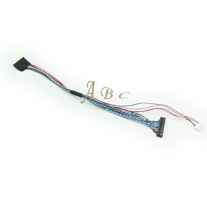 Оптовые поставки 10 шт. кабель LVDS IPEX 40 Pins Pitch 0 5 мм для 15 6-19 дюймов 2 канала 6 бит D6 LED