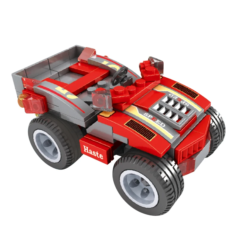 Спортивный автомобиль AUSINI Red F1 3 в 1 строительные блоки строительство город