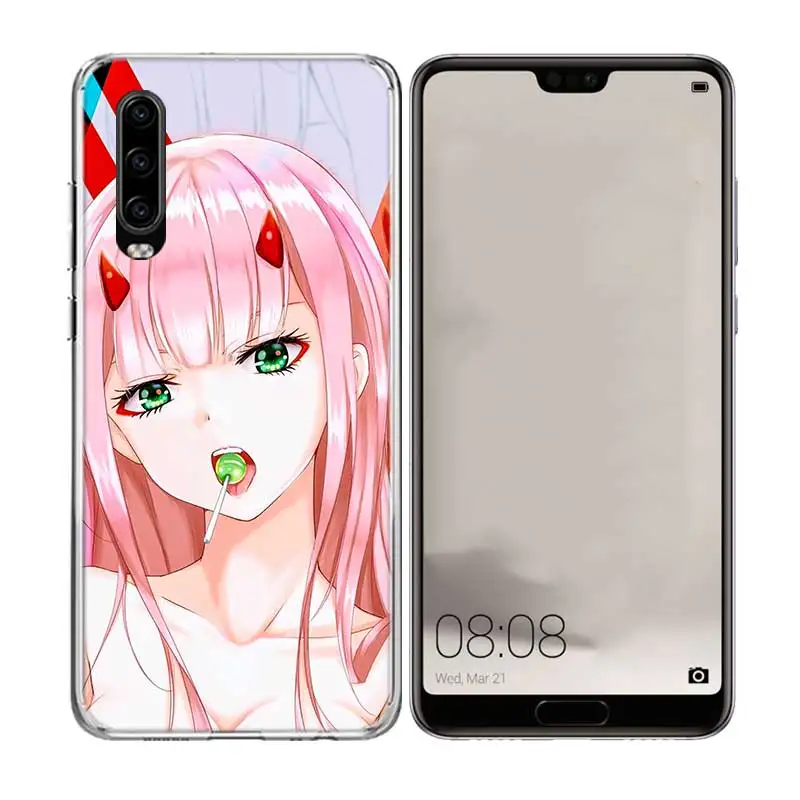 Силиконовый чехол-накладка Darling in the Franxx Zero Two для Huawei P30 P20 Mate 20 10 Pro P10 lite P Smart + Plus Z 2019