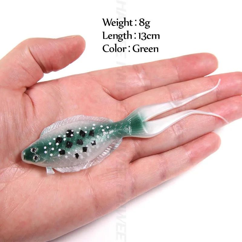 2 шт./13 см 8 г мягкие реалистичные рыболовные приманки с 3D глазами Pesca Leurre Souple Shad червь для джиг голова крючки