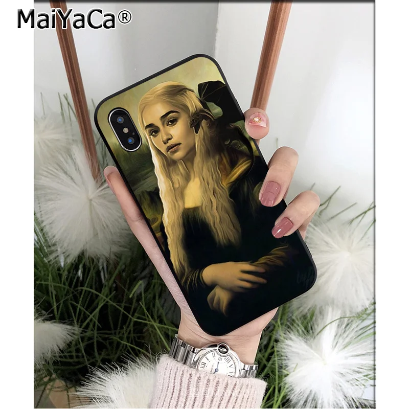 MaiYaCa Игра престолов Джон Сноу Дейенерис высококачественный чехол для телефона для Apple iPhone 8 7 6 6S Plus X XS MAX 5 5S SE XR