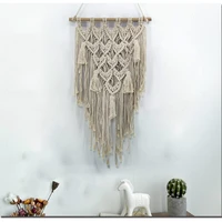 macrame wall art hand made dyed wall hanging tapestry lace bohemia tassel boho home decor living room wall decoration