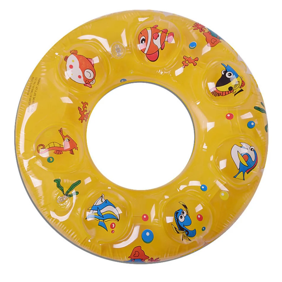 Детское летнее плавательное кольцо креативное уличное надувное с кристаллами