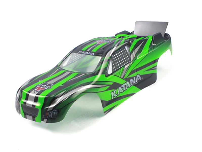 Автозапчасти Himoto Katana 1/10 весы RC 31505 1:10 Truggy Body (Green) 1P для E10XT E10XTL|Детали и аксессуары| |