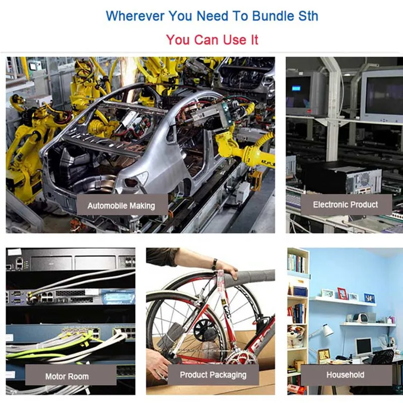 Xingo 100 мм самоблокирующиеся Нейлоновые кабельные стяжки 1000 шт. цветные