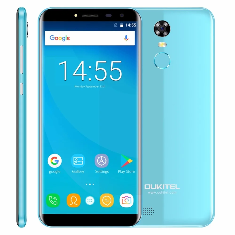 OUKITEL C8 3G RAM 2 ГБ + Встроенная память 16 идентификации отпечатков пальцев 5 ''Android 7 0