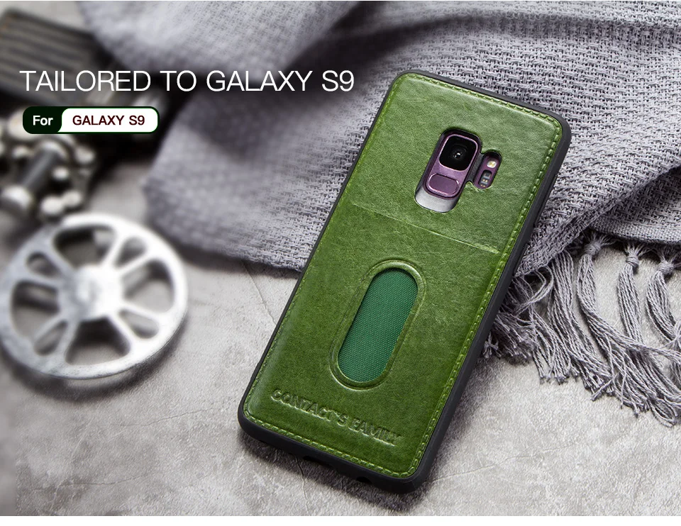 Винтаж кожаный бумажник чехол для samsung Galaxy S9 карман-держатель для карт чехол для samsung S9 защитный чехол на телефон гравировка