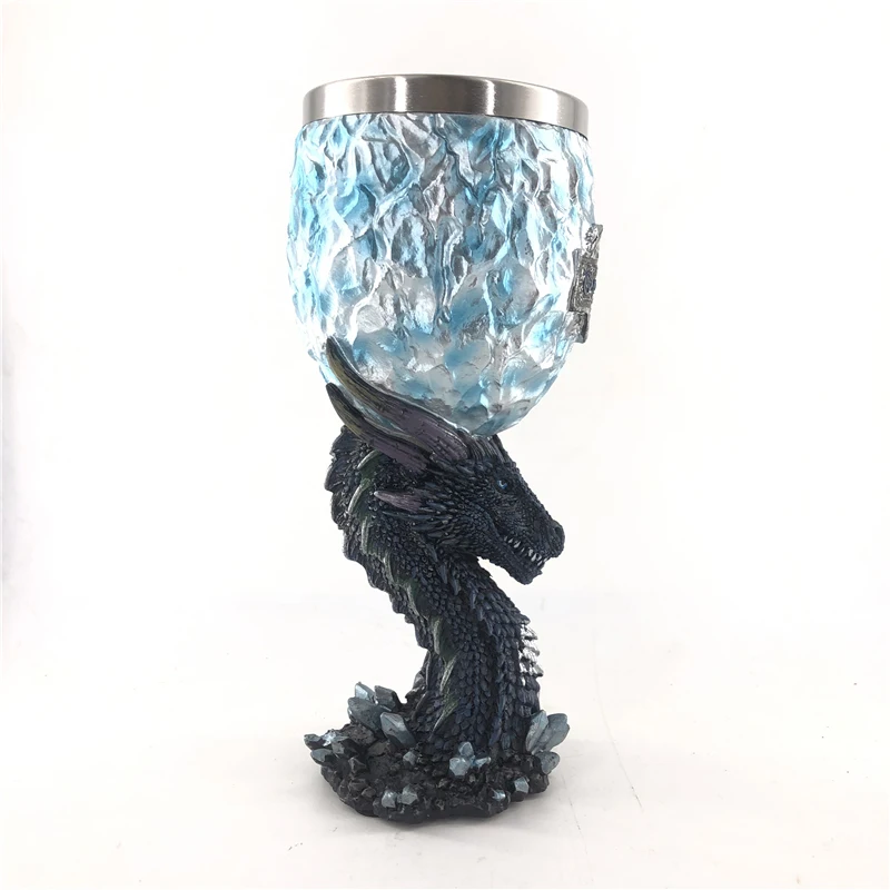 Кофейные кружки Dragon Stark из нержавеющей стали чашки смолы и Креативные 3D пивные