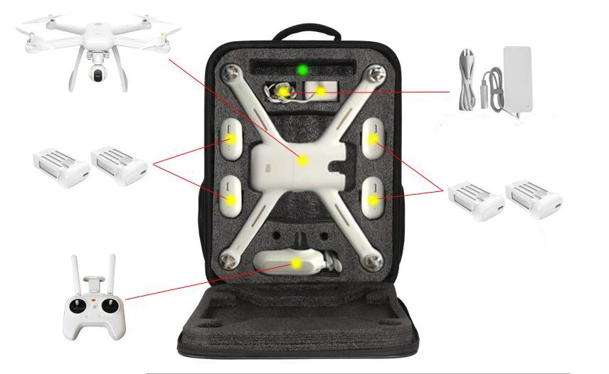 Новая сумка для XIAOMI Mi Drone 4K 1080P FPV RC Quadcopters уличный противоударный рюкзак через