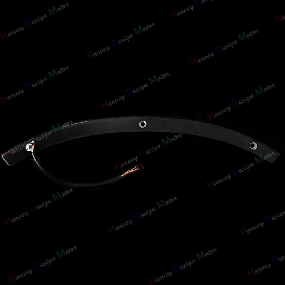 Светодиодный хромированная отделка лобовое стекло для Harley Touring Street Glide FLHX CVO 2014 2015