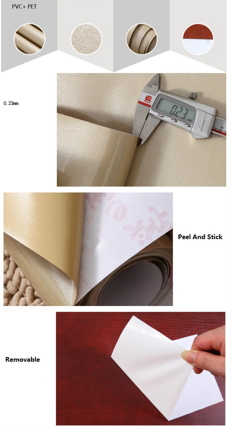 

3M/5M/10M pink paint waterproof vinyl decorative film self adhesive wallpaper roll for kitchen furniture stickers pvc home decor