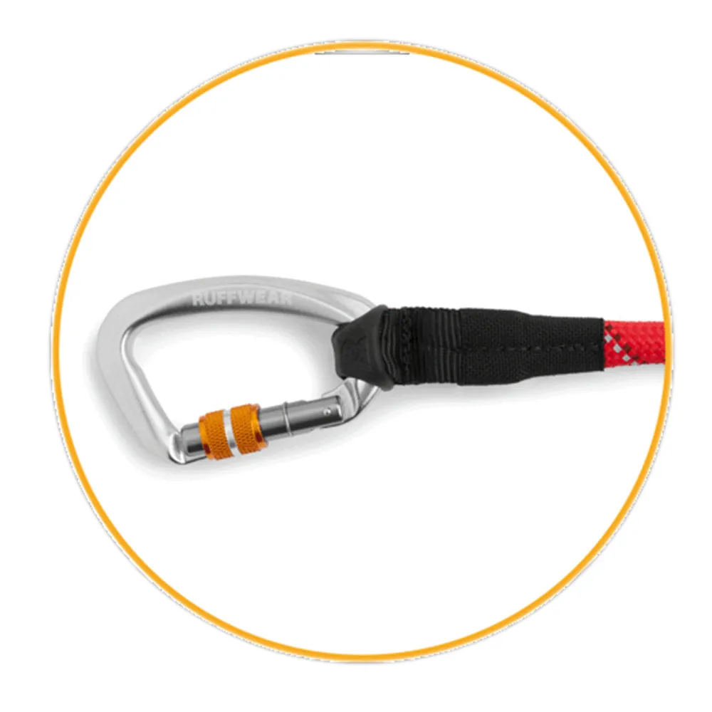 RUFFWEAR-Knot-a-Leash, светоотражающий собачий поводок с надежным фиксирующим карабином S/L