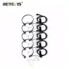 5 шт. гарнитура Retevis Throat Mic PTT гарнитура Walkie Talkie аксессуары для Baofeng UV 5R UV-82 для Kenwood для TYT для Puxing