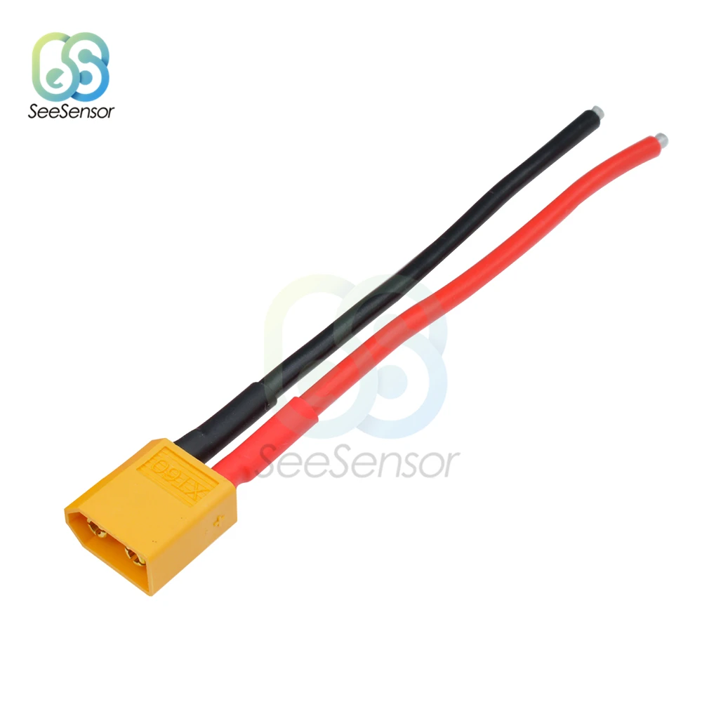 XT60 XT-60 Штекерный разъем для аккумулятора с силиконовым проводом 14 AWG RC Lipo |