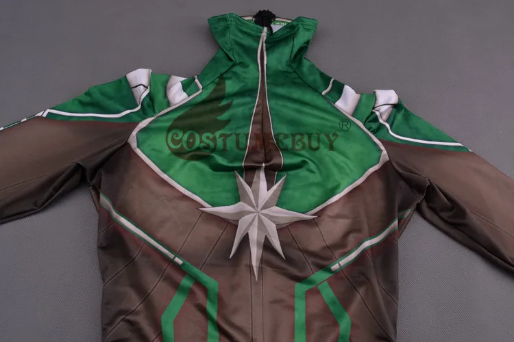 CostumeBuy Марвел Капитан косплэй ms. Marvel Carol костюм кары Дэнверс плёнки комбинезон Хэллоуин Zentai для женщин Взрослый комбинезон