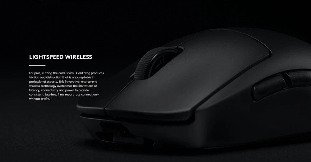 Беспроводная мышь для игровой мыши с 16000 dpi HERO sensor, высокопроизводительная мышь для ПК, геймеров, игр