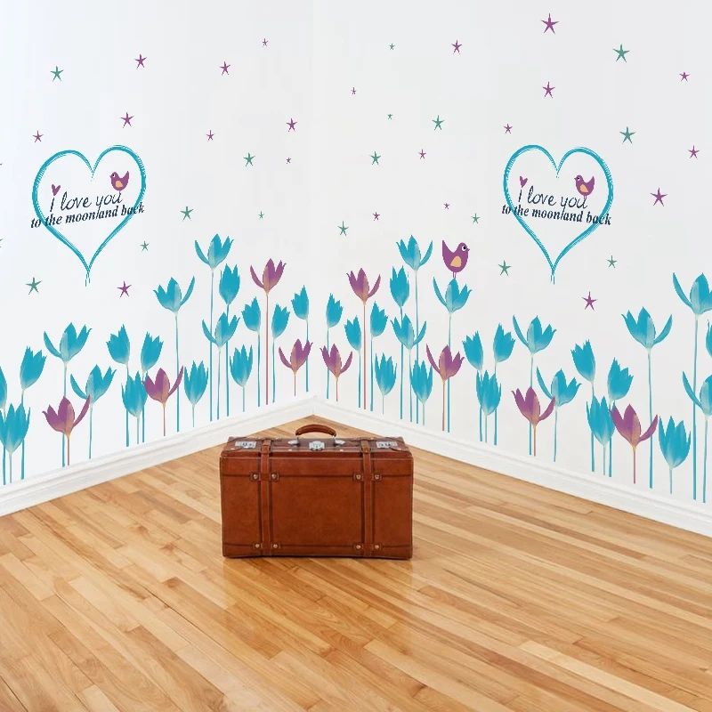 Eco-friendly Creative Removable Bathroom Bedroom Living Room Decor Vinyl Decal Mural Self-adhesive Wall Stickers Poster dc28 | Дом и сад