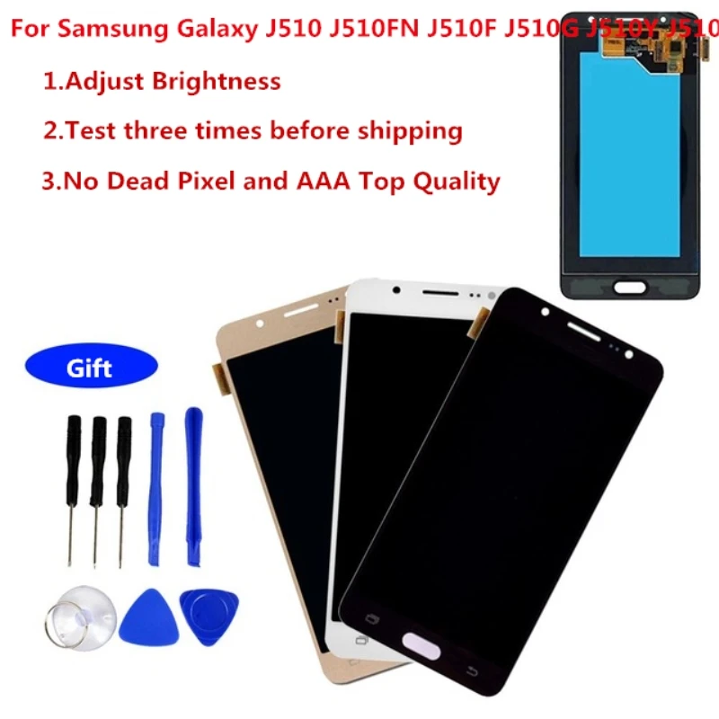 ЖК-дисплей и дигитайзер сенсорного экрана в сборе для Samsung Galaxy J5 2016 J510 SM J510F J510FN J510M