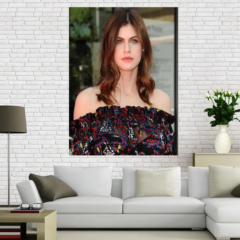 1 шт. Шелковый постер на холсте Александры Анны дадсао для домашнего декора | Дом и