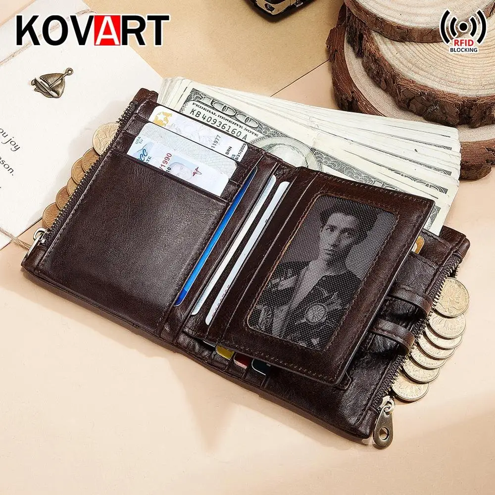RFID кошелек из натуральной кожи мужской портфель подарок мужской Карманный Кошелек для монет сумка для денег Cudan Portomonee Perse Fashion walet