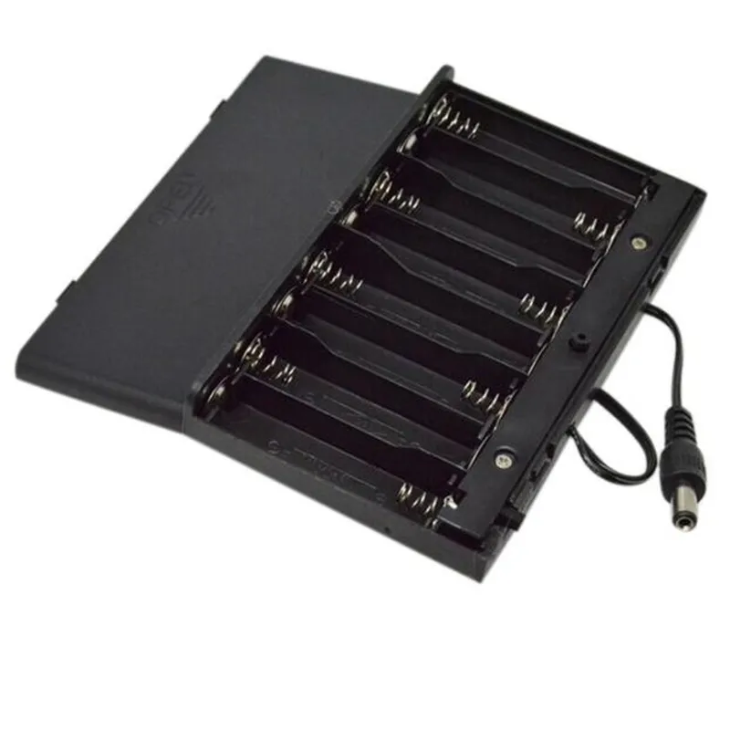 HIPERDEAL DIY 12V 8 x AA Чехол держатель для аккумулятора коробка с переключателем 90703| |