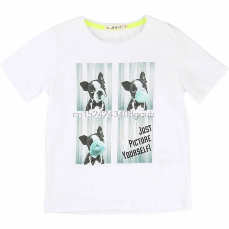 Футболка Billybandit Hund Mops mit kaugmmi 104 110 122 128 134 140 146 152|Мужские футболки| |