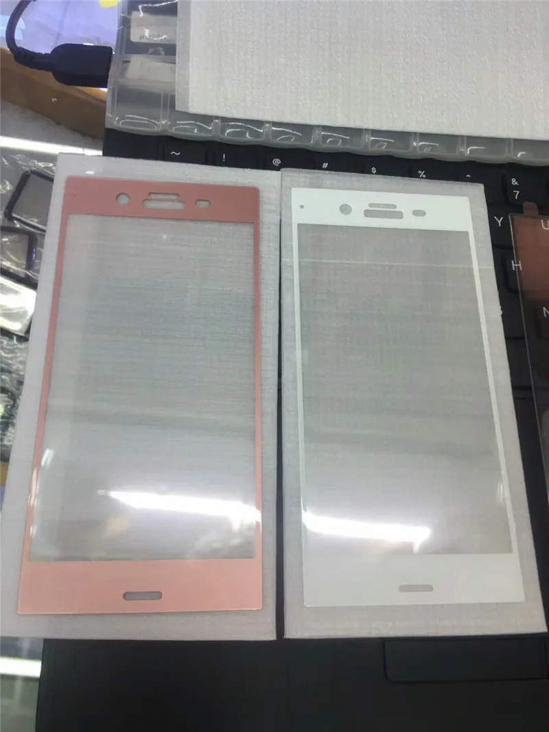 Цветная защитная пленка из закаленного стекла для Sony XZ1 G8341 G8342 Xperia Dual | Мобильные