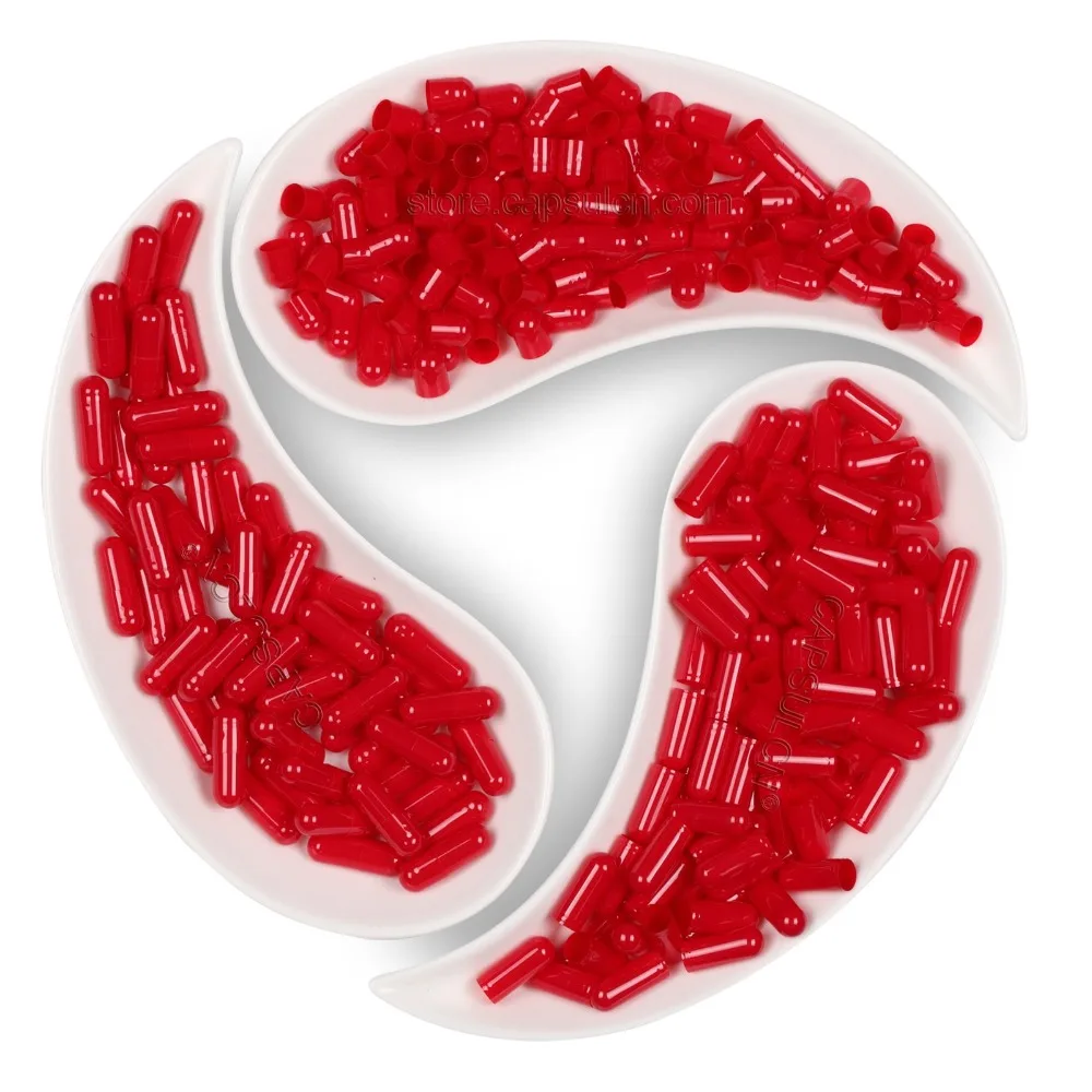 Бесплатная доставка! 5000 шт/коробка Размер 0 Пустые Соединенные желатиновые