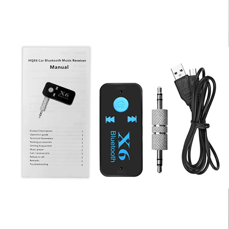 Rylybons беспроводной мини 4,1 EDR Bluetooth Aux аудио приемник адаптер 3,5 мм Handsfree автомобильный комплект TF карта Воспроизведение A2DP Mp3 музыкальный приемник