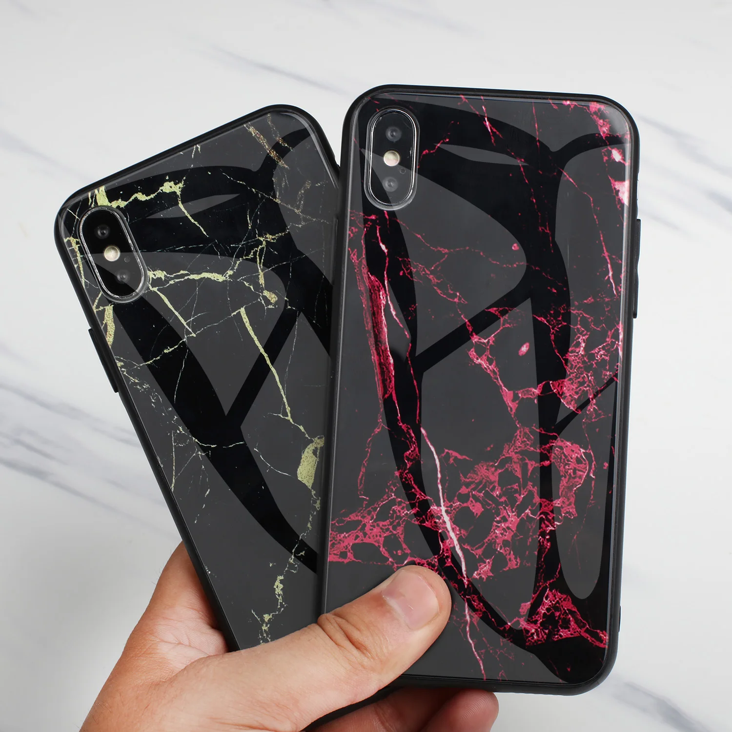 Мраморный стеклянный чехол для Samsung Galaxy Note 10 10Pro S10E S9 S8 S10 Plus M10 M20 M30 A10 A20 A30 A50 A7 A8 A9 9 8 |