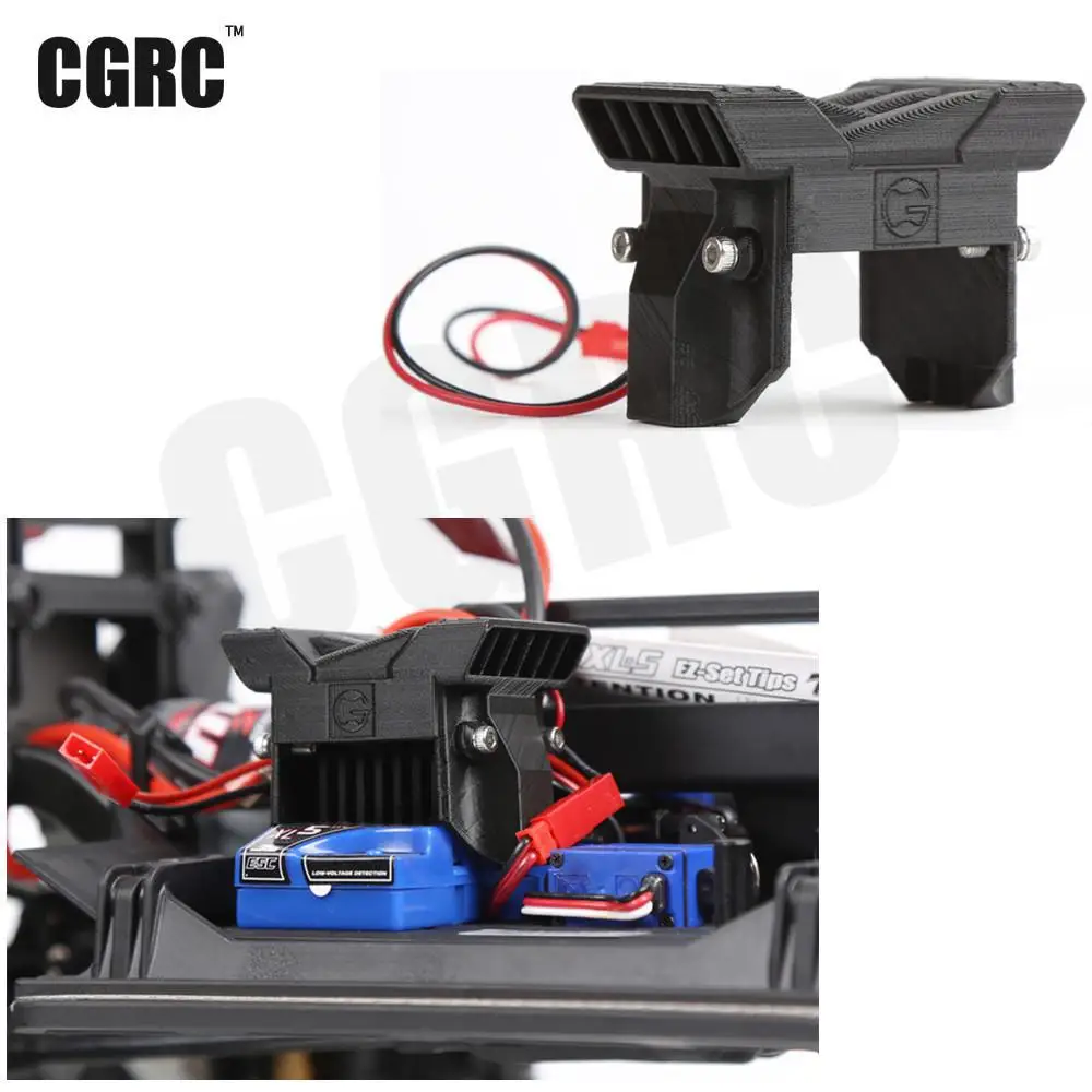 TRX4 ESC радиатор охлаждения вентилятора защитная крышка для 1/10 Rc Crawler Trx 4 4|Детали и