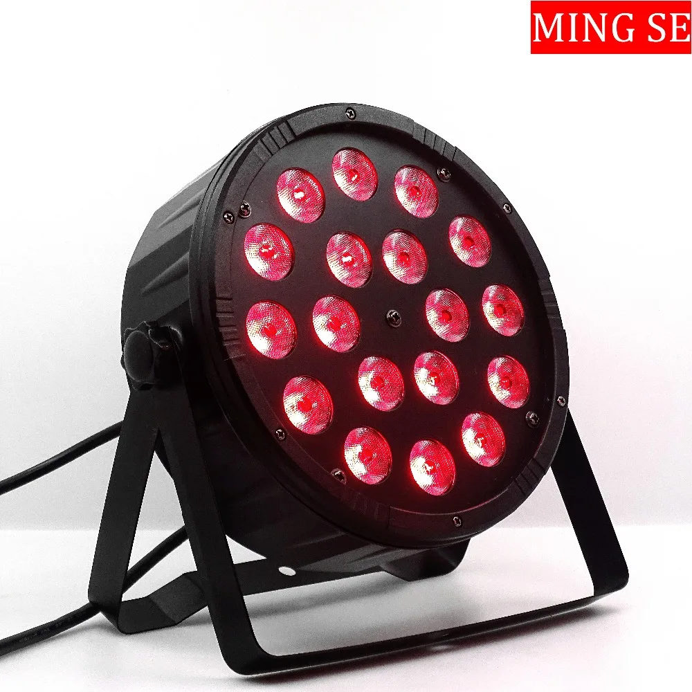 20 шт./лот 18x10 Вт светодиодные par-прожекторы, 18*10 Вт RGBW 4в1 PAR DMX512 управление огни диско профессиональное студийное диджейское оборудование
