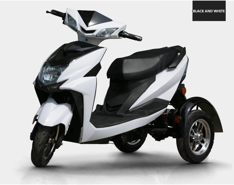 Электрический мотоцикл bikeThree-трехколесный мотоцикл Citycoco электрический самокат мотора 1000W 60 V/20A Байк, способный преодолевать Броды для электрического велосипеда