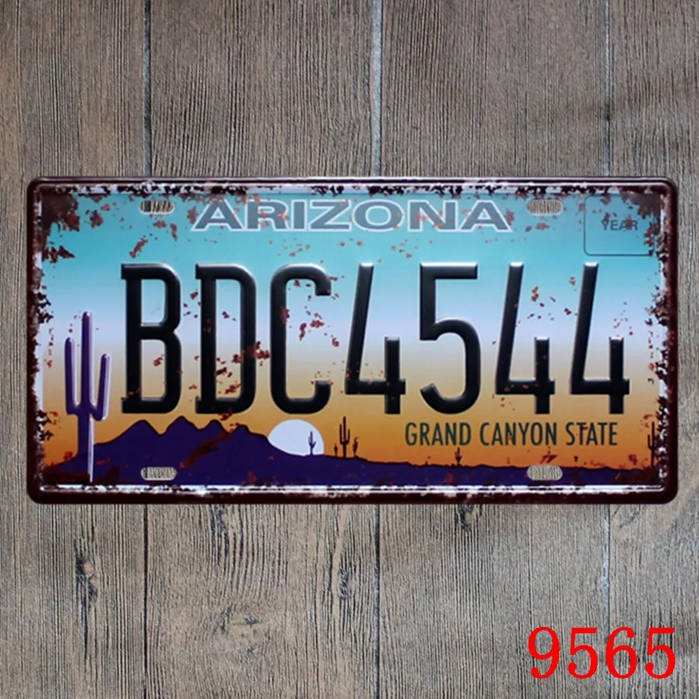 Номерной знак автомобиля &quotARIZONA BDC4544 штат Гранд-Каньон номерных знаков пластина