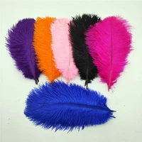 50 pcs 20 25cm beautiful cheap ostrich feathers for diy jewelry craft making wedding party decor accessories wedding decoration