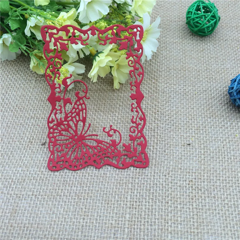 Металлическая Рамка-бабочка вырезанные штампы карта тиснение Рукоделие сделай