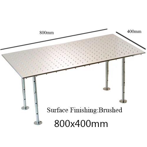 800x400 Brushed Потолочный дождевой Душ, аксессуары для ванной комнаты, насадка для душа с дождевой насадкой 1000*500, полированный большой верхний душ, Roes 304 из нержавеющей стали - Цвет: 800x400 Brushed