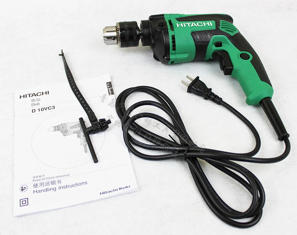 Япония HITACHI D10VC3 ручная дрель многофункциональная регулировка скорости