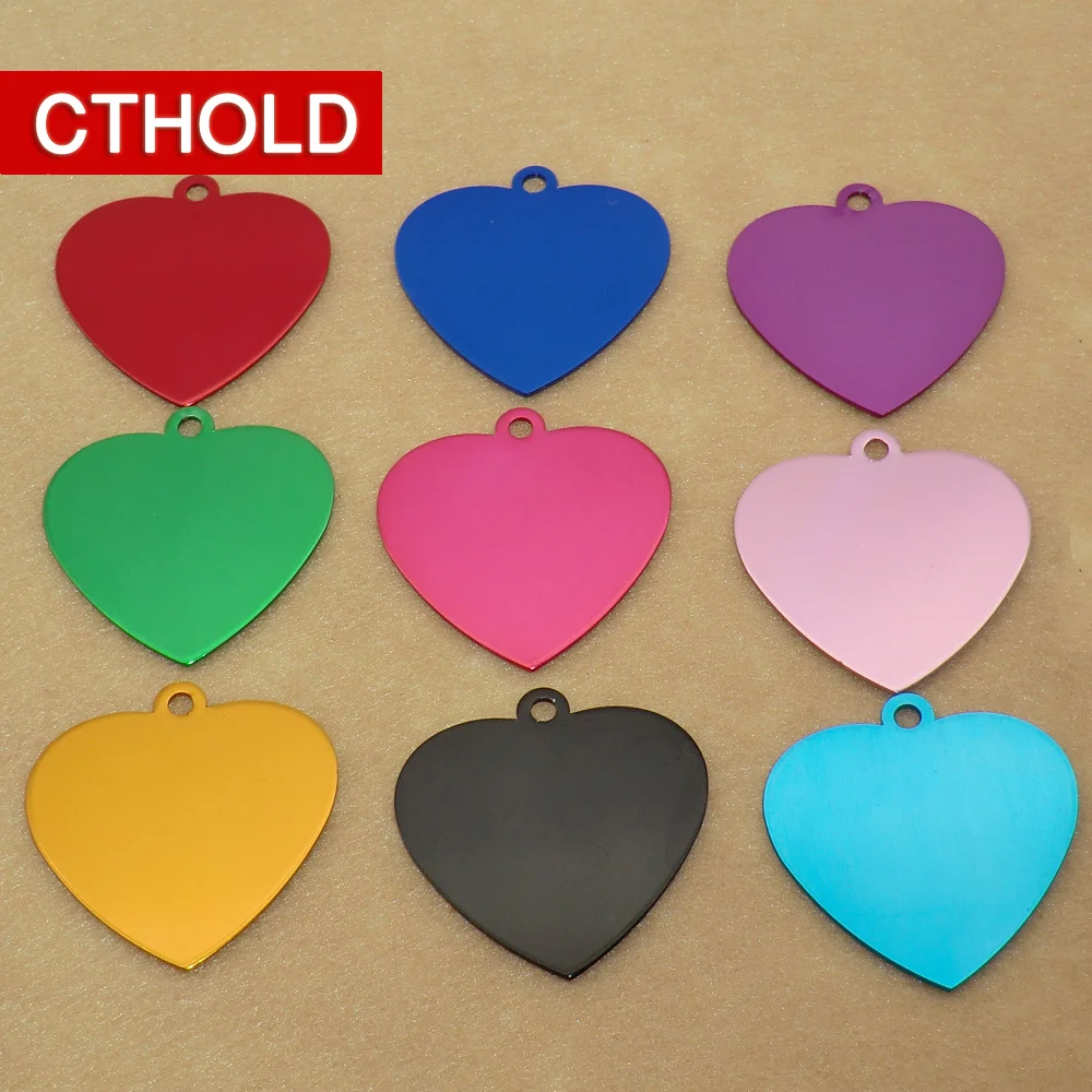 CTHOLD 100 шт. ярлыки с надписью Love ошейник для собак кошек сердечек аксессуары