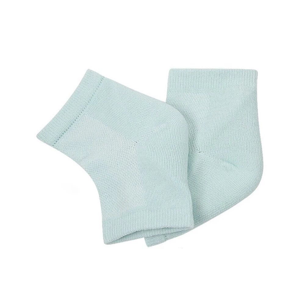 Сетчатые гелевые нескользящие носки на каблуке для защиты пятки спортивные