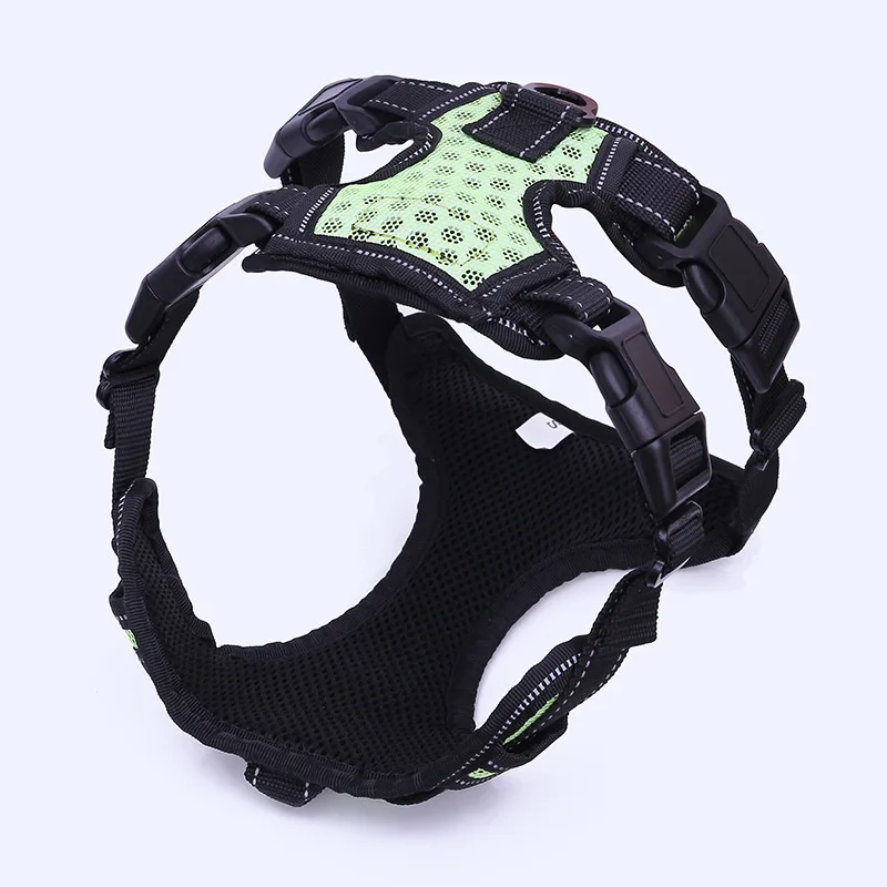 Small Large Dog Harness Vest Nylon Reflective Leads Mesh Padded dog Breathable pet Chest strap for Medium big dogs | Дом и сад