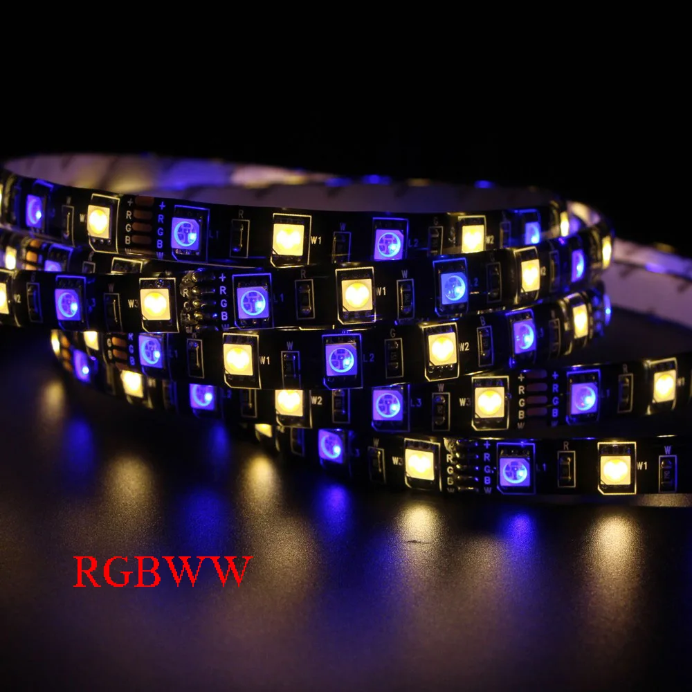 Светодиодная лента RGB RGBW 5 м двойной цвет 5050 SMD CW/WW белый регулируемая температура