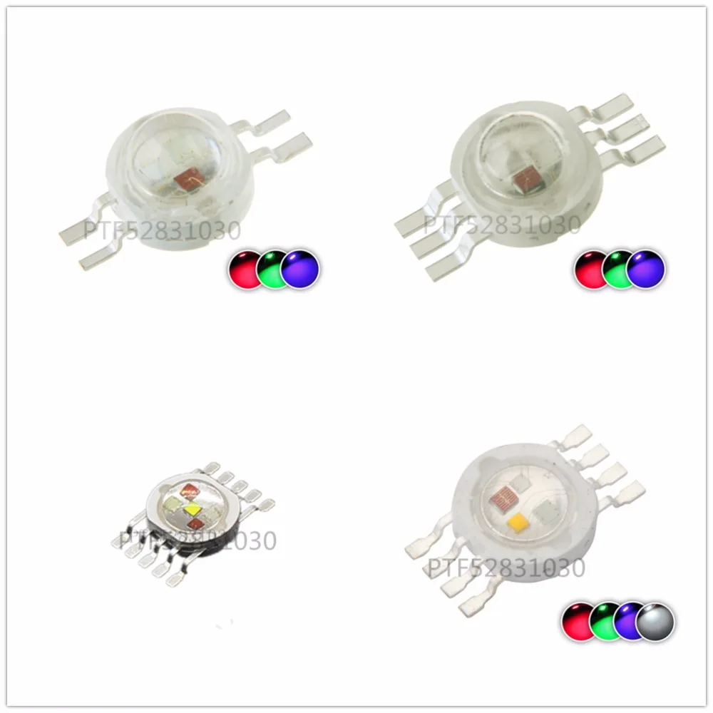 RGB RGBW RGBWW (RGB + W Y UV) 6 Вт 9 12 15 18 светодиодные лампы излучатели диоды для сценического