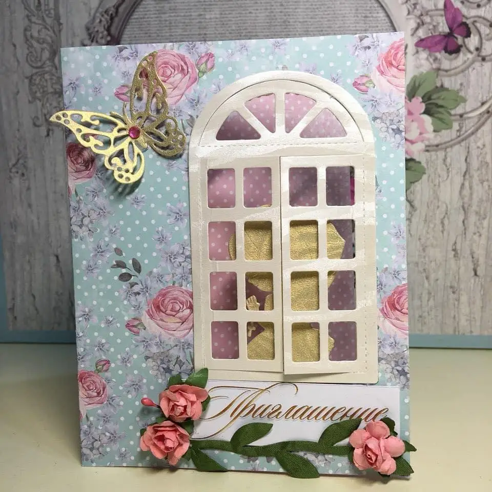 Ufurty оконная рама для резки металла штампы скрапбукинга штамповки трафареты | Дом