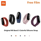 Оригинальный цветной силиконовый браслет Mi Band 3 для умного браслета Mi Band 3, фитнес-трекер для замены Зарядного устройства Mi Band 3