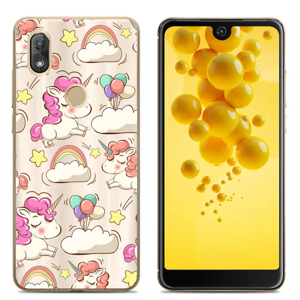 Чехол для телефона для Wiko View 2/View 2 Pro/View Go/View Max милый мультяшный высококачественный мягкий чехол из ТПУ силикона