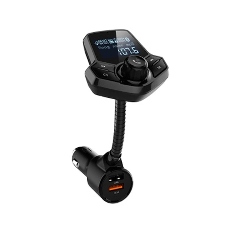 Беспроводной в автомобиле передатчик Bluetooth FM приемник аудио стерео музыку