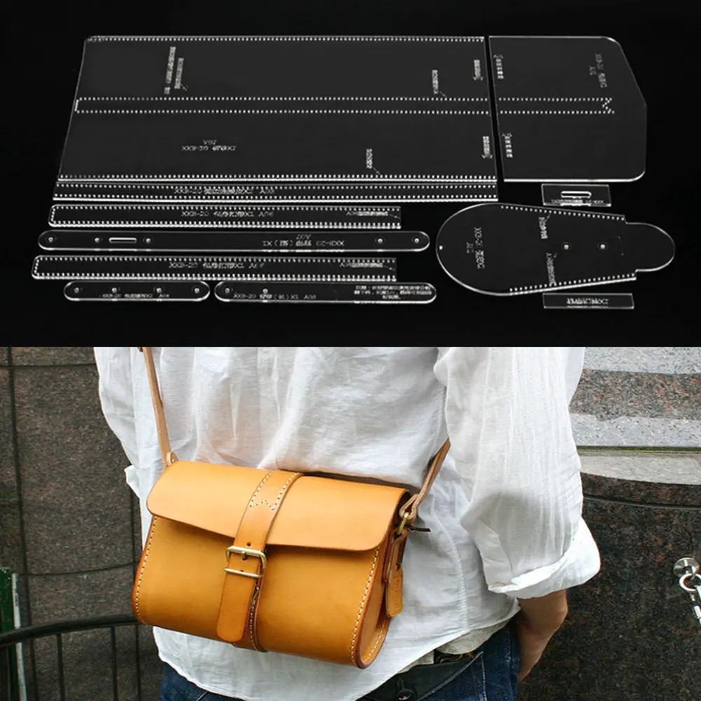 Акриловый шаблон для трафарета симпатичная сумка через плечо из мягкой кожи